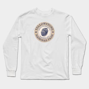 Yellowstone National Park Tough Old Bison Long Sleeve T-Shirt